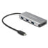 Фото #4 товара StarTech.com 3-Port USB-C Hub with SD Card Reader - 10Gbps - 3x USB-A - USB 3.2 Gen 2 (3.1 Gen 2) Type-C - USB 3.2 Gen 2 (3.1 Gen 2) Type-A - SD - 10000 Mbit/s - Black - Grey - Aluminium - Plastic