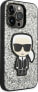 Karl Lagerfeld Etui Karl Lagerfeld do iPhone 14 Pro Max 6,7" hardcase srebrny/silver Glitter Flakes Ikonik