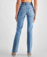 ფოტო #2 პროდუქტის Women's Embellished Shape Up Straight Leg Jeans