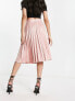 Фото #7 товара Closet London pleated midi skirt in mink