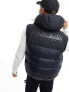 Napapijri Hornelen hooded puffer vest in black