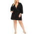 Фото #1 товара Dotti 300281 Plus Size Gypsy Gem Swim Cover-Up Black Size 2X