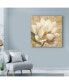 Фото #3 товара Albena Hristova Magnolia Blossom on Script Canvas Art - 15" x 20"