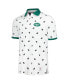 Men's White New York Jets Bryce Pique Polo Shirt Бело-зеленый, 2XL - фото #2