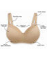 Women's Secrets Shapes & Supports Balconette Full Figure Wirefree Bra US4824
