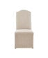 Фото #2 товара Madison Park Foster Farmhouse Upholstered High Back Dining Chairs with Skirts. Set of 2