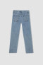 Kız Çocuk Straight Fit Standart Paça Jean Pantolon B4949a824sm