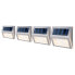 Фото #2 товара LED-Solar Wegeleuchte Wismar 4er-Set