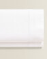 (300 thread count) sateen flat sheet with trim