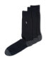 ფოტო #1 პროდუქტის Men's 3-Pk. Soft Touch Rib Dress Socks