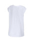 ფოტო #3 პროდუქტის Women's White 2024 MLB All-Star Game Muscle Tank Top