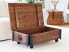 Couchtisch "Roosevelt" Holz mit Rollen