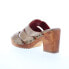 Фото #6 товара Bed Stu Enticing F399018 Womens Brown Leather Slip On Heeled Sandals Shoes