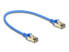 Delock RJ45 Netzwerkkabel Cat.8.1 F/FTP Slim 0.3 m blau