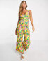 Y.A.S v-neck jumpsuit in retro floral