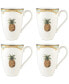 Фото #1 товара British Colonial Bamboo Mugs, Set of 4