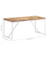 Фото #3 товара Dining Table 63"x27.6"x29.9" Solid Acacia and Mango Wood