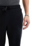 Selected Homme loose fit jogger in black