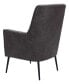 Фото #9 товара 36" Steel, Polyester Ontario Boho Chic Accent Chair
