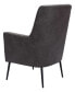 36" Steel, Polyester Ontario Boho Chic Accent Chair