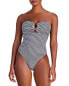 Фото #1 товара kate spade new york 298995 Ring Bandeau Gingham One Piece Swimsuit S