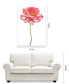 Фото #9 товара Pink Rose on White Frameless Free Floating Tempered Glass Panel Graphic Wall Art, 48" x 32" x 0.2"