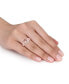 Morganite (1-3/4 ct. t.w.) & Lab-Grown White Sapphire (3/8 ct. t.w.) Bridal Set in 10k Rose Gold