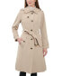 ფოტო #1 პროდუქტის Women's Single-Breasted Hooded Trench Coat