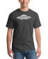 ფოტო #1 პროდუქტის Men's Flying Saucer UFO Word Art T-shirt