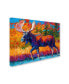 Фото #2 товара Marion Rose 'Moose Encounter' Canvas Art - 24" x 18" x 2"