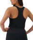 ფოტო #2 პროდუქტის Women's Ribbed Soft Touch Racerback Crop Top