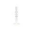 Candleholder Romimex Transparent Glass 9 x 27 x 9 cm