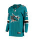 Women's Logan Couture Teal San Jose Sharks Breakaway Home Player Jersey Голубой, Средний - фото #3