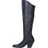 Фото #3 товара Dan Post Boots Jilted Embroidery Snip Toe Cowboy Womens Black Dress Boots DP37