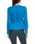 Фото #2 товара Harper Wrap Top Women's Blue S