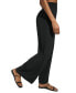 Фото #7 товара Women's Smocked-Waist Cover-Up Pull-On Pants