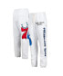 ფოტო #1 პროდუქტის Men's White Philadelphia 76ers Sweatpants