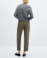 ფოტო #2 პროდუქტის Women's Flowy Bow Detail Straight-Fit Pants