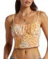 Juniors' So Simple Crop Top Peach Whip, M - фото #4