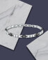 Modern steel bracelet for men SALS78