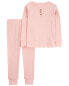 Toddler 2-Piece Drop Needle Pajamas 5T