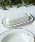 Dinnerware, Platinum Wave Covered Butter Dish