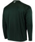 Фото #3 товара Men's PFG Green Michigan State Spartans Terminal Tackle Omni-Shade Long Sleeve T-shirt