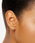 ფოტო #2 პროდუქტის Diamond Halo Stud Earrings (1/4 ct. t.w.) in 10k White Gold