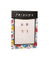 ფოტო #2 პროდუქტის TV Show Faison Stud Earring Set - Peephole Frame and Key - 2 Pairs