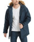 Фото #7 товара Men's Hooded Full-Zip Snorkel Jacket with Faux-Fur Trim Hood