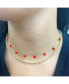 Фото #2 товара Coral Star Dangle Necklace 14K Gold