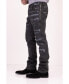 ფოტო #3 პროდუქტის Men's Modern Swiped Denim Jeans