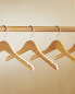 Pack of children’s wooden hangers (pack of 4)