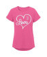 Big Girls Pink Boston Red Sox Lovely T-shirt